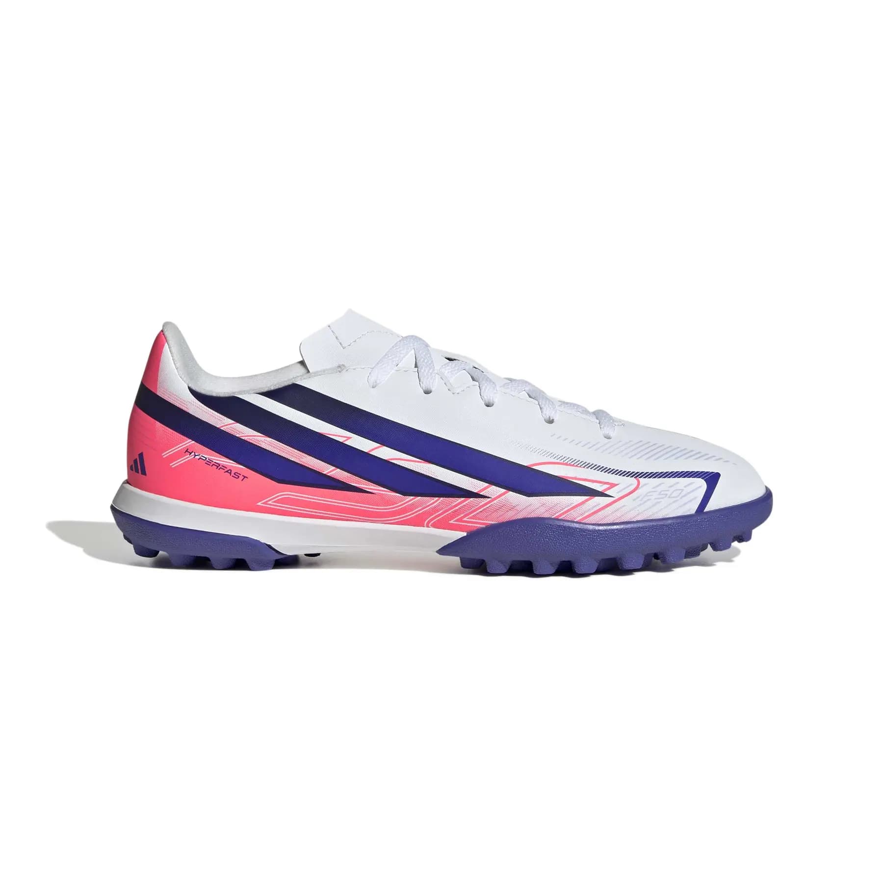 Botas de fútbol para niños adidas F50 Hyperfast Club TF