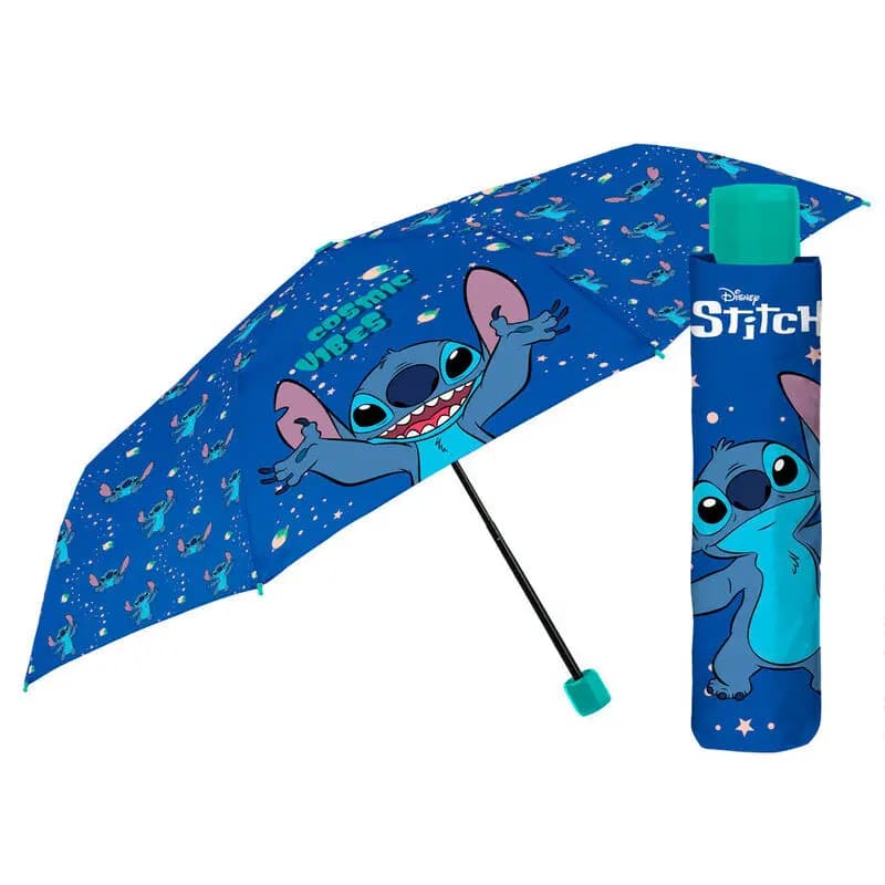 Paraguas plegable manual para niño Perletti Disney Stitch