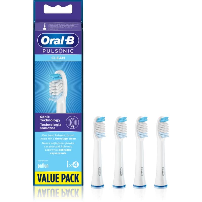 Oral-B Pulsonic Clean recambio para cepillo de dientes 4 ud