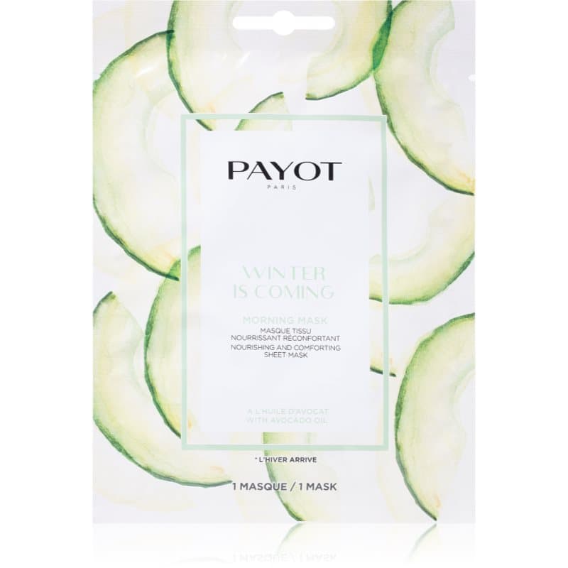 Payot Morning Mask Winter is Coming mascarilla nutriente en forma de hoja 19 ml