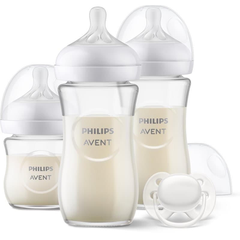 Philips Avent Natural Response Glass Set SCD878/11 lote de regalo para bebés