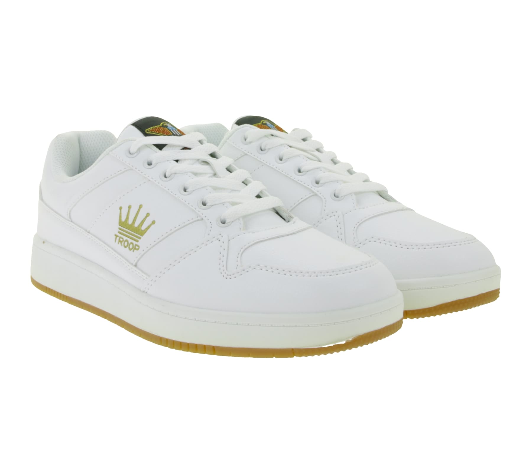 Zapatillas bajas WORLD OF TROOP Destroyer para hombre y mujer (modelo retro, 3PP0150101 1177 CA, color blanco)