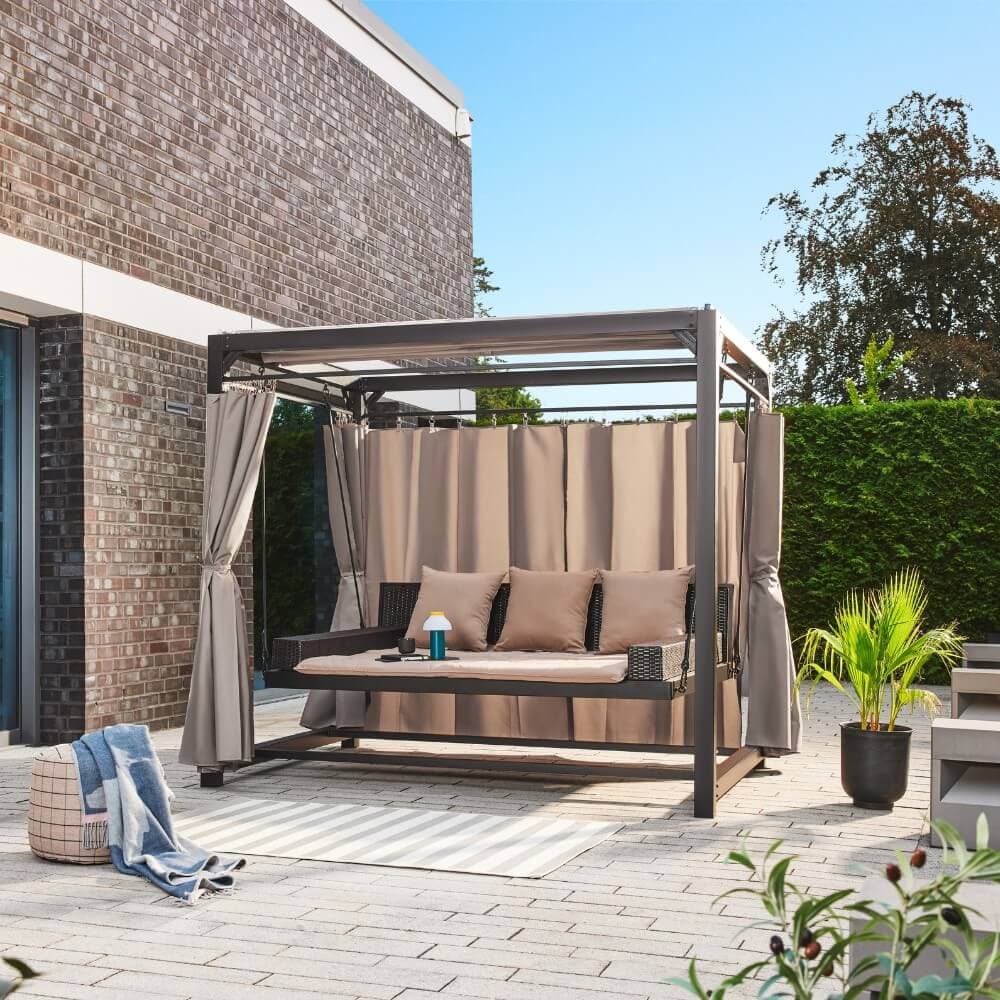 Home Deluxe Pabellón tumbona de jardín PROVENCE