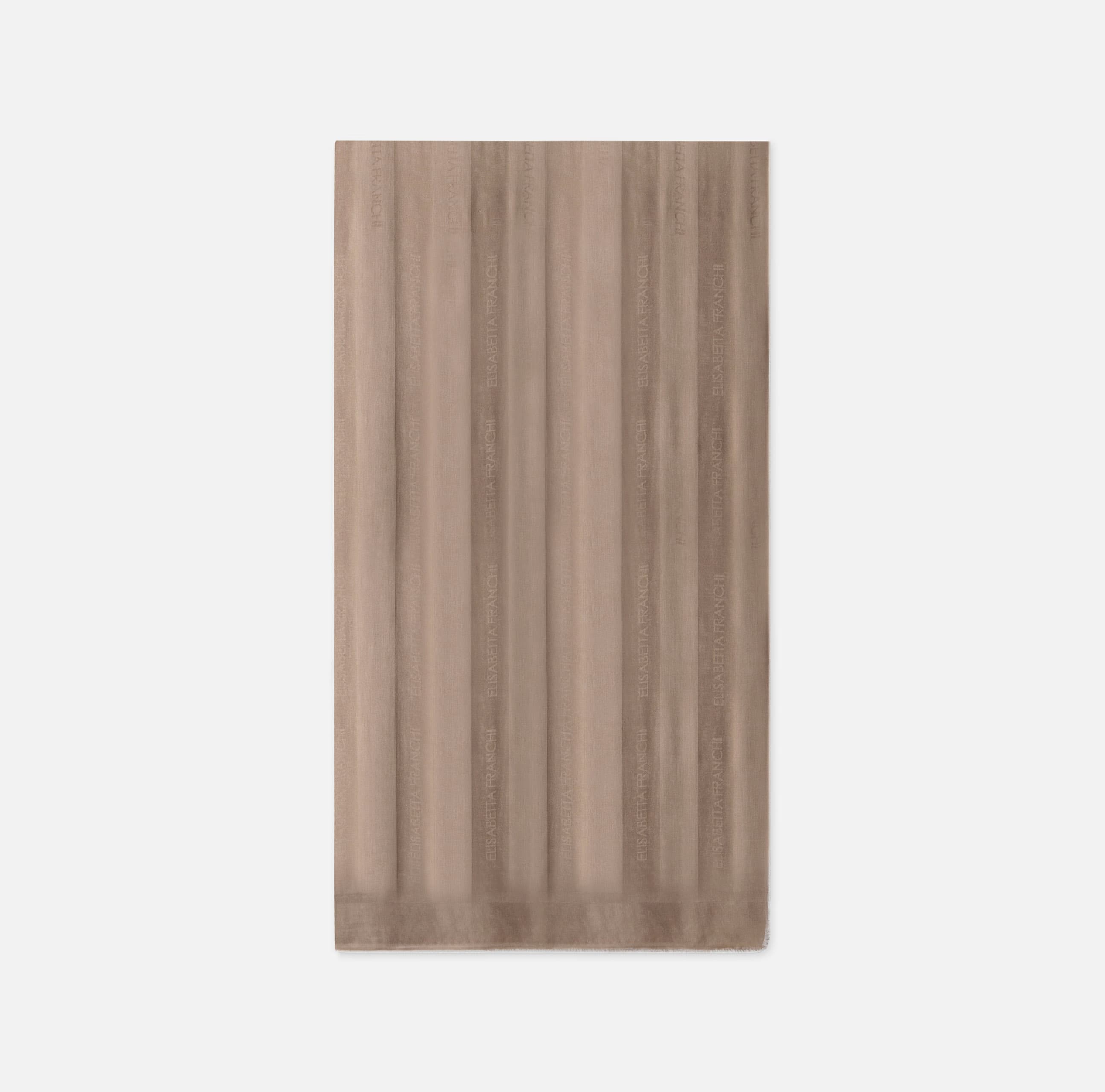 Fular de viscosa y modal con rayas jacquard