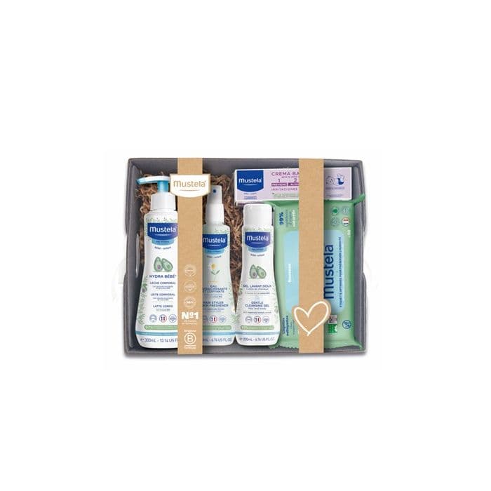 Canastilla Bebé Gris Mustela Productos de higiene y limpieza de parafarmacia