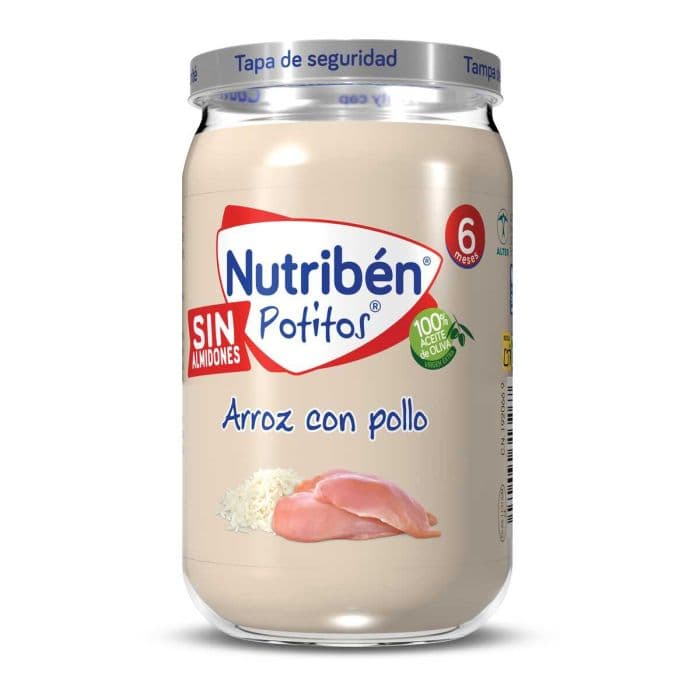 Potito Pollo con Arroz 235 gr Nutribén