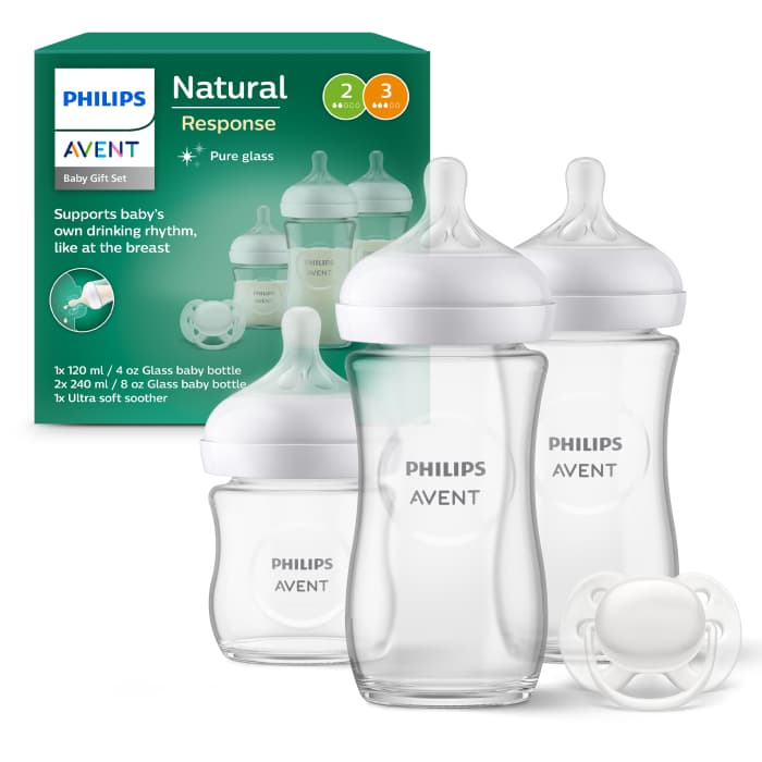 ¡25% DTO! Avent Natural Response Cristal Kit de Regalo Recién Nacidos
