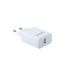 Iggual Cargador de pared 1xUSB 5V/2.4A (12W)