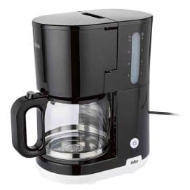 Cafetera de goteo Braun KF1100BK, 15 tazas, 1000W, negro