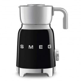 Espumador de leche Smeg MFF11BLEU, 500W, por inducción, 6 programas automáticos, función chocolate, estética 50's Style, negro