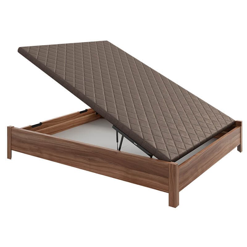 Canapé Abatible Arcón de madera con patas y tirador embutido altura 34 cm 140x200 cm Bellota