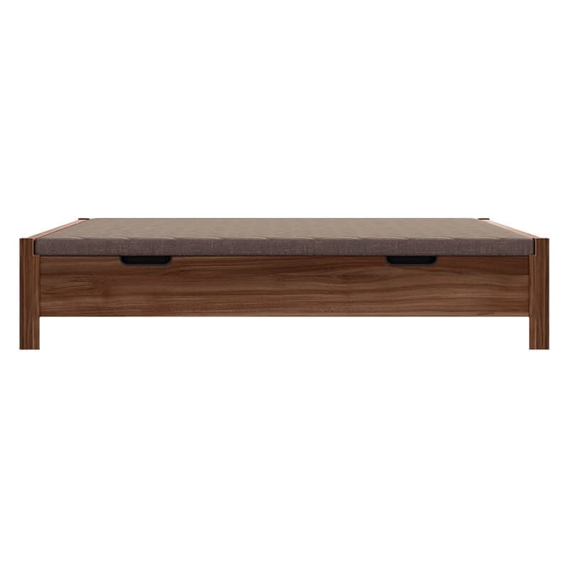 Canapé Abatible Arcón de madera con patas y tirador embutido altura 34 cm 140x200 cm Bellota