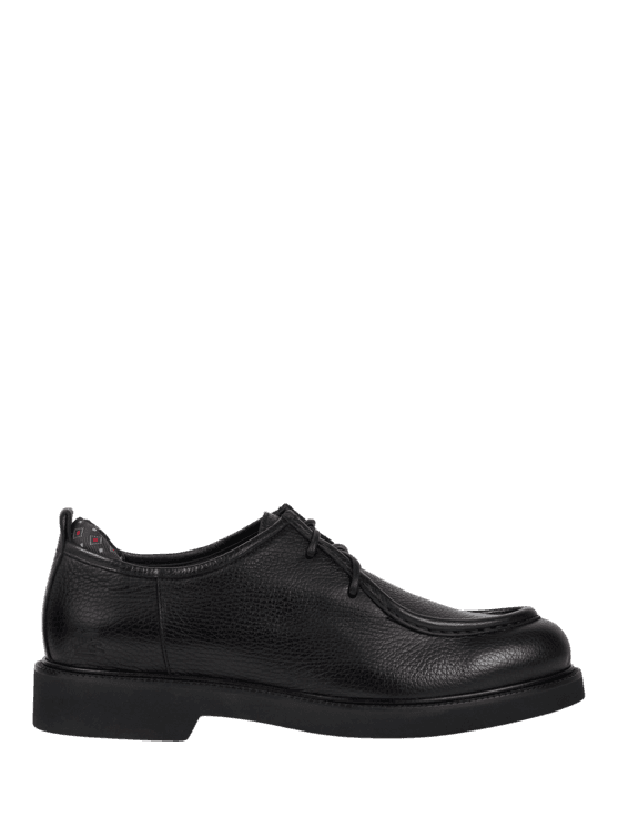 Etro, Zapatos De Piel Con Cordones, Herren, Negro, Tamaño 43