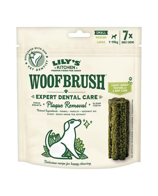 Lily's Kitchen - Snack dental para perros pequeños Lily's Kitchen Woofbrush Chew.