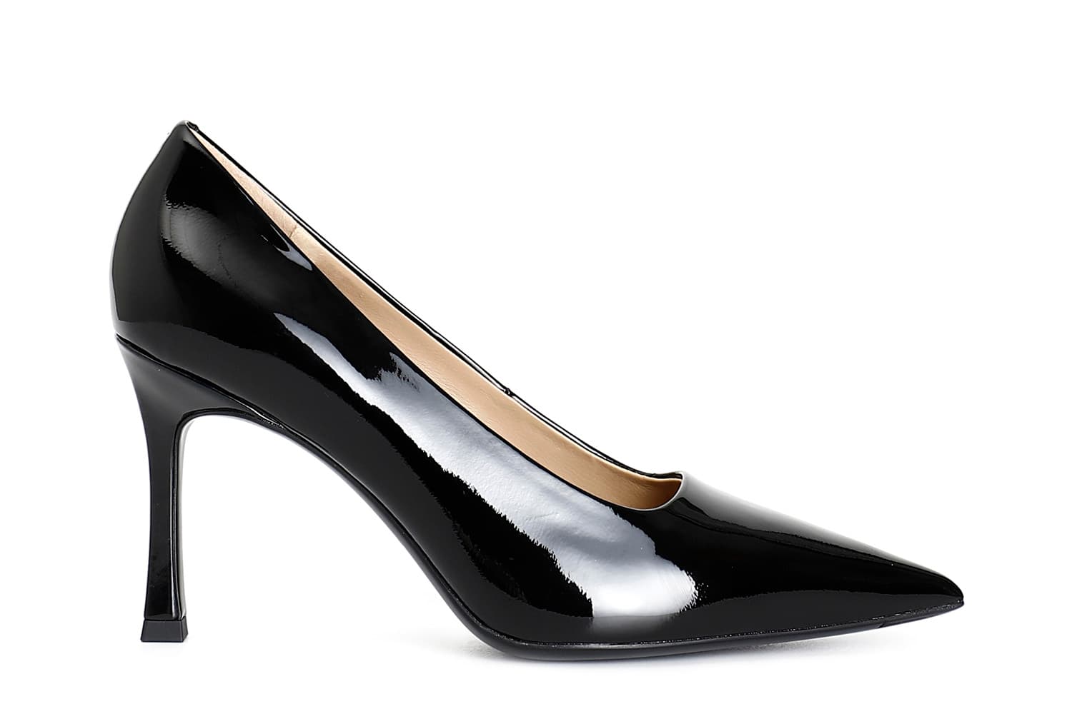 zapatos de salón de charol black 37
