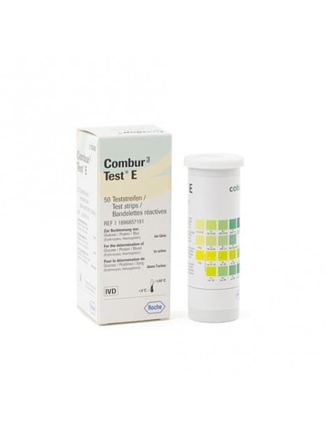 Roche - Combur 3 Test Análisis De Orina 50 Tiras Reactivas