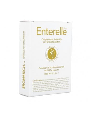 Nutribiotica, S.l. - Enterelle Plus Complemento Alimenticio 24 Cápsulas