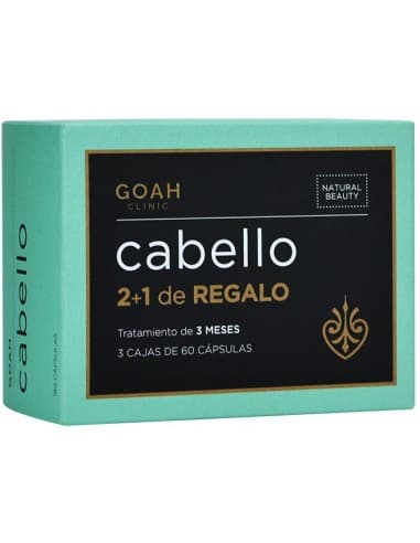 Goah Clinic Cabello 60 Caps. 2+1 De Regalo - Goah Clinic