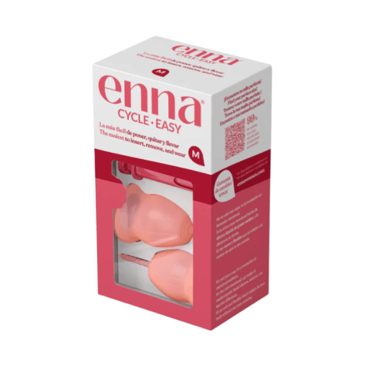 Enna Cycle Easy Pack 2 Copas Menstruales Talla M + Caja Esterilizadora + Aplicador