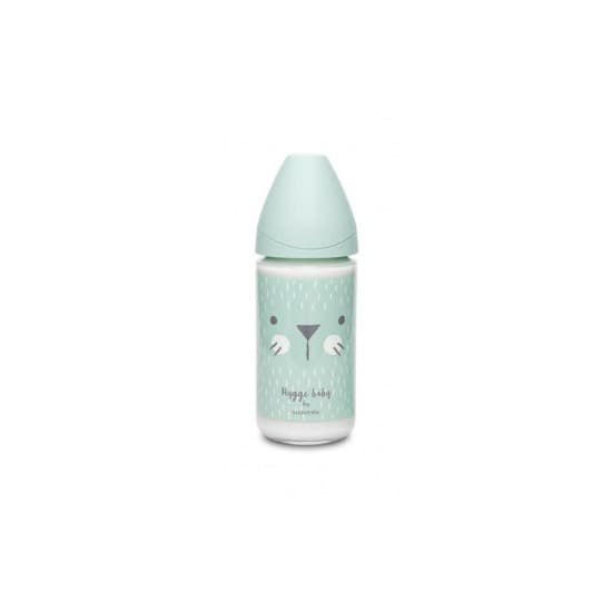Suavinex Biberón Vidrio Con Tetina Redonda 3 Posiciones 240ml