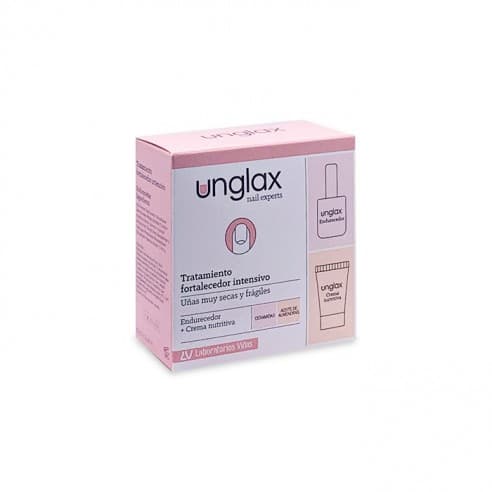 Unglax Tratamiento Fortalecedor Nutritivo Endurecedor + Crema Nutritiva - Unglax