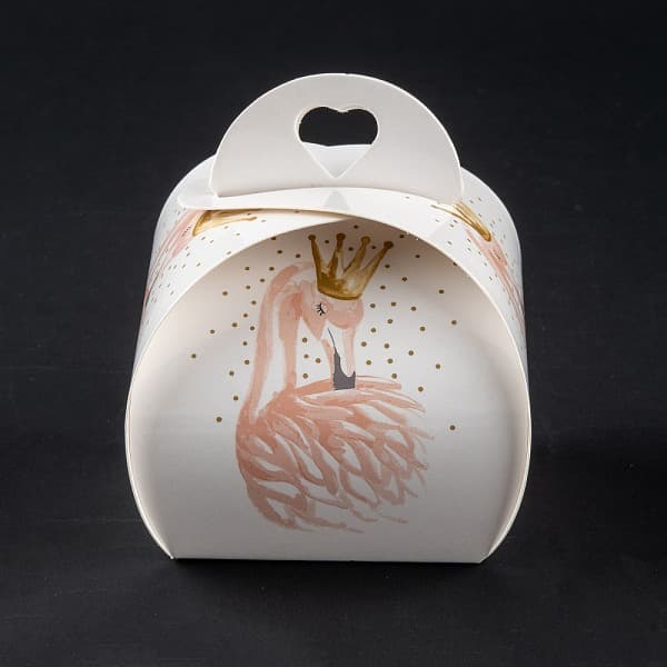 Caja de papel kraft creativa plegable