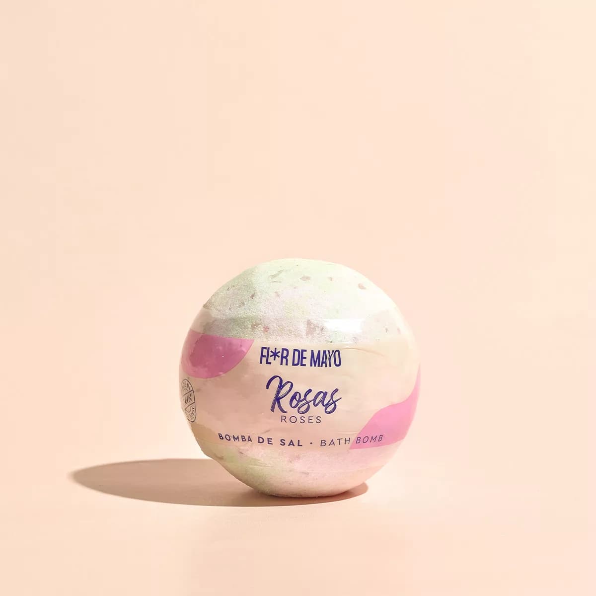 Bomba de baño efervescente 200 g - Rosas