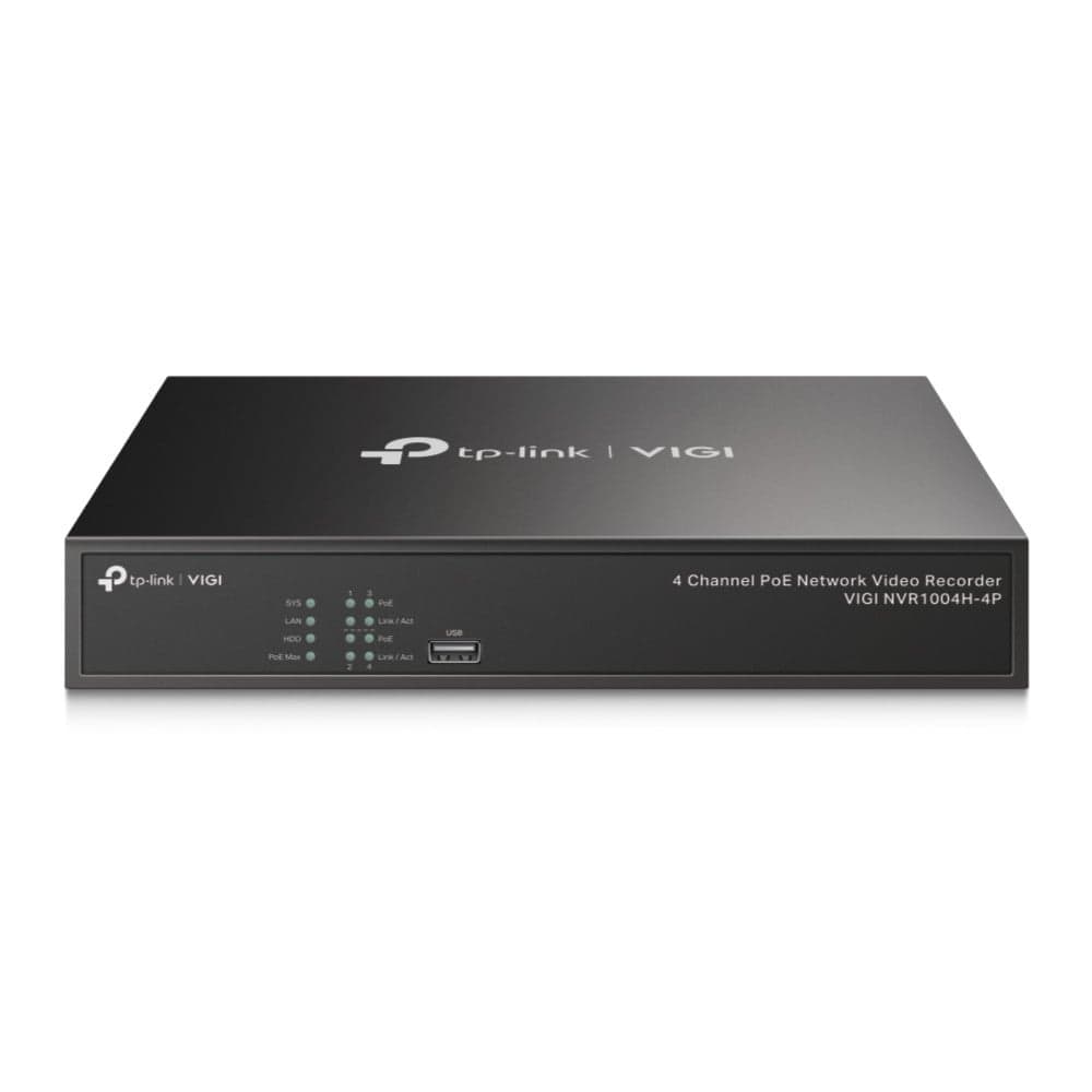 TP-Link VIGI NVR1004H-4P Grabadore de vídeo en red VIGI NVR1004H-4P