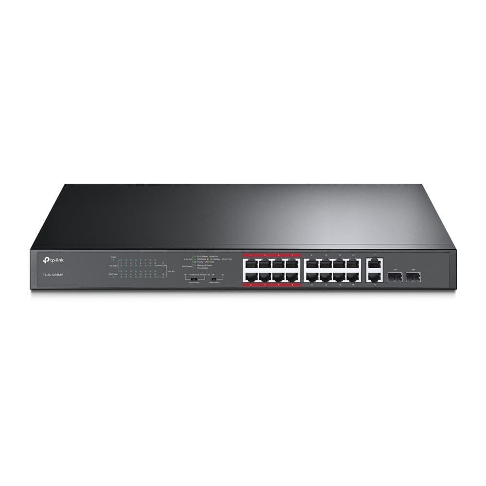 TP-Link TL-SL1218MP switch No administrado Fast Ethernet TL-SL1218MP