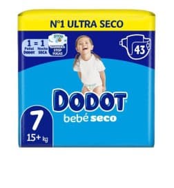 Dodot Stages Size 7 Diapers 15-24 Kg 43 Units
