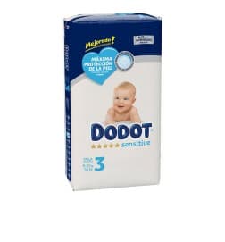 Dodot Sensitive Size 3 Nappies 6-10 Kg 56 Un