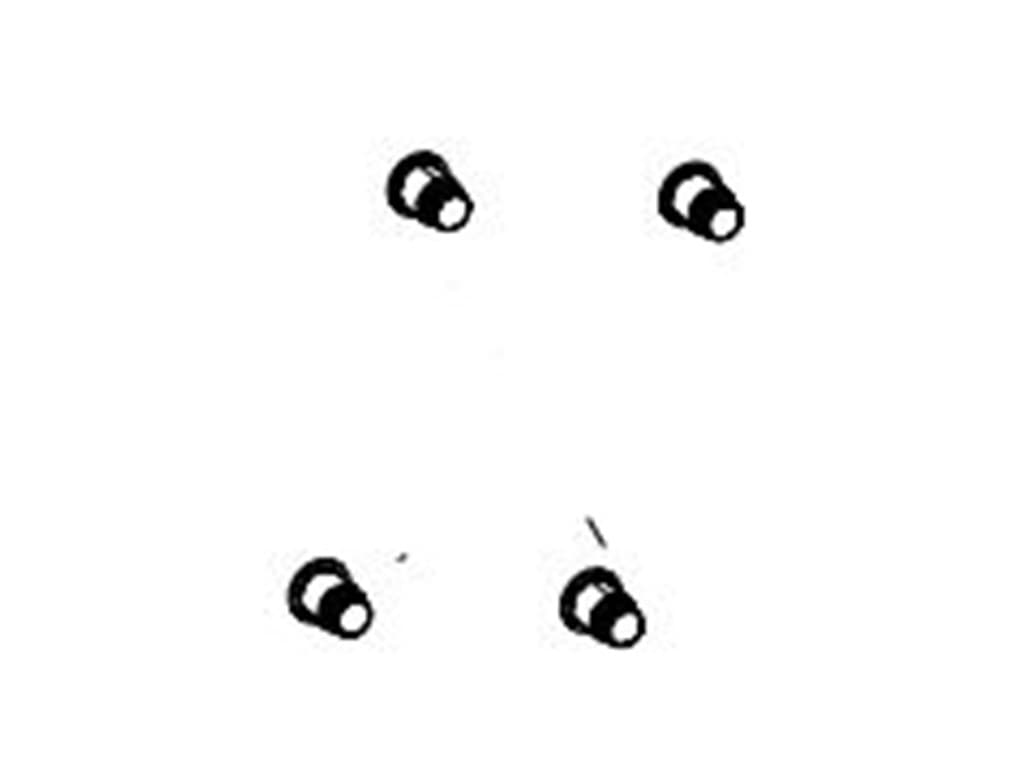 SRAM Force AXS 2x12 Chainring bolts 4 pcs.