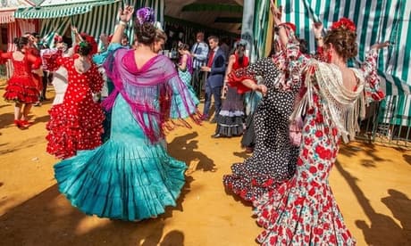 Para 1 persona: un mes de clases de sevillanas de 1 hora nivel iniciación (4 clases en 4 semanas consecutivas)