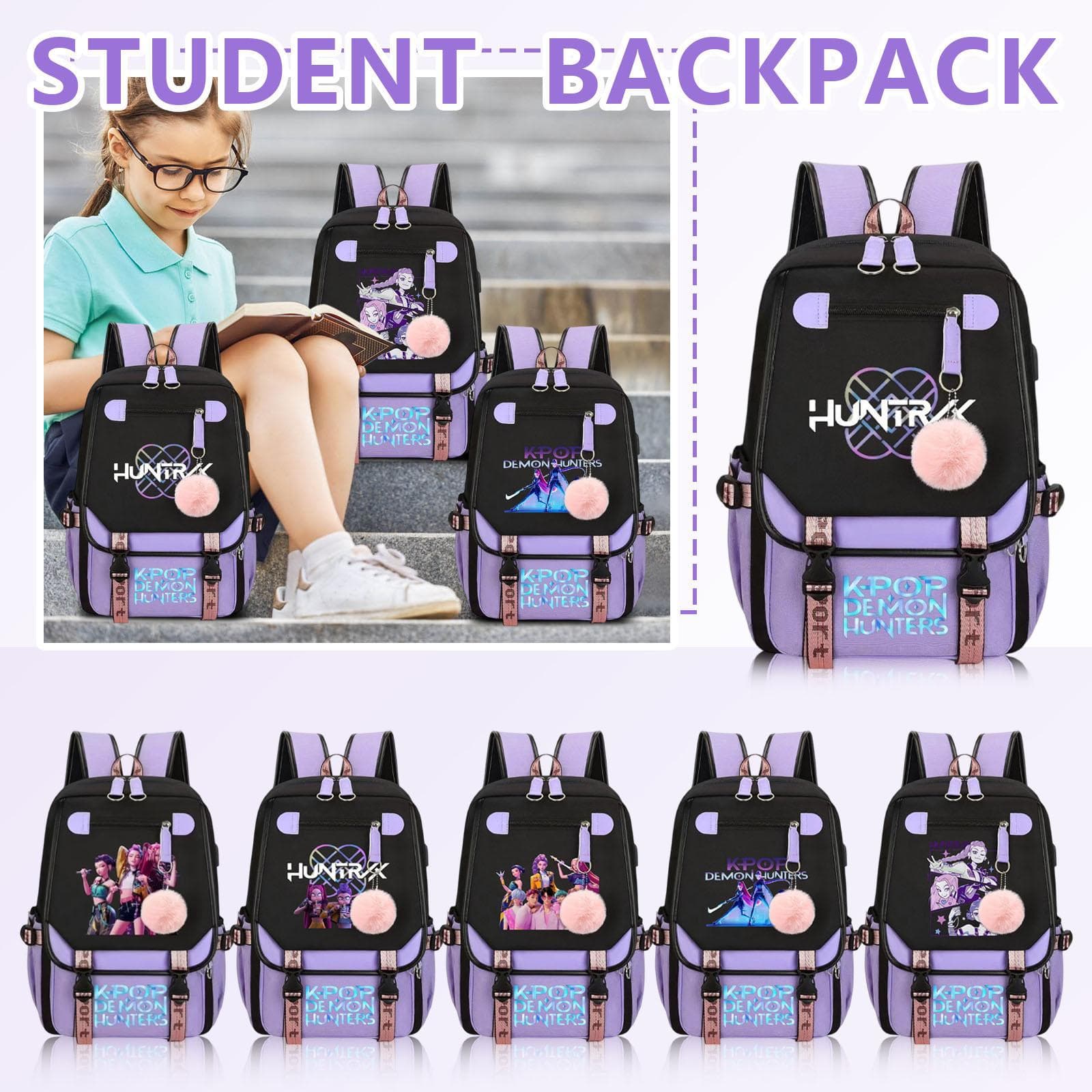 Mochilas Escolares Mochilas de Dibujos Animados para Escuela Primaria Bolsas para Niños Mochilas de Gran Capacidad