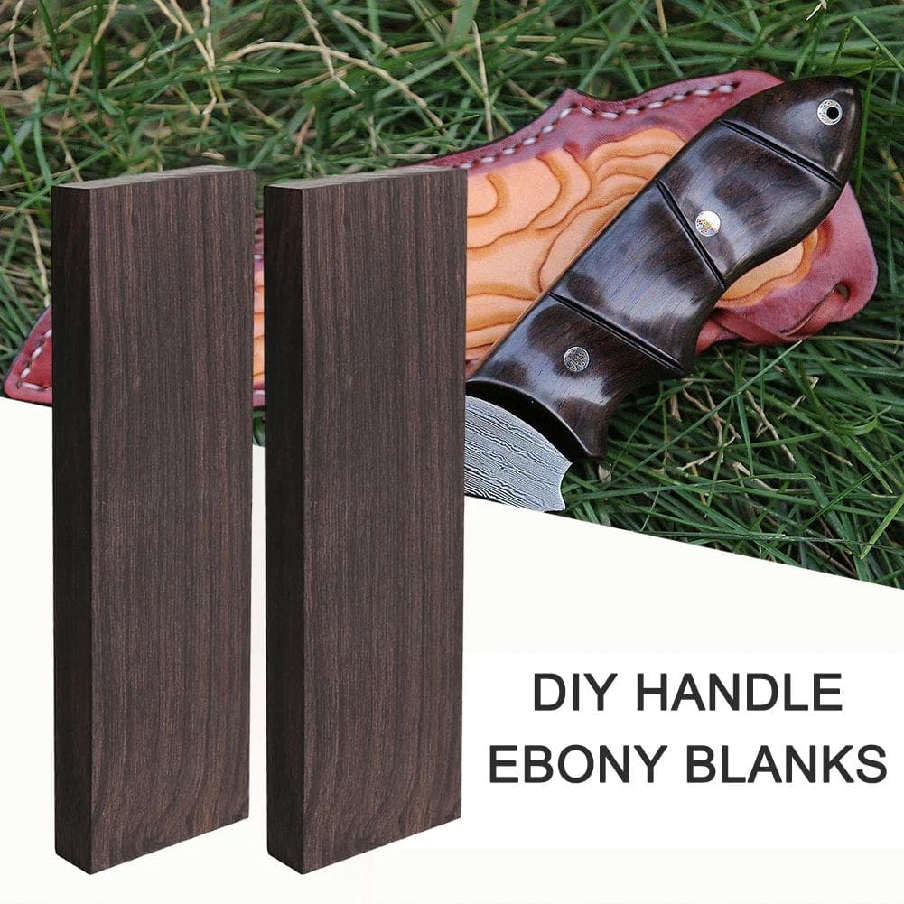 Bloques de madera de ébano para tallado de guitarra, accesorios en blanco, 120 x 40 x 10/50 mm, bloques de madera sin terminar para tallado DIY