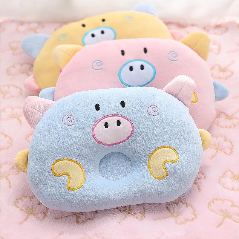 Lindos Cojines con Patrón de Cerdo para Perros Mascotas en los que Dormir, Protegiendo las Vértebras Cervicales. Almohadas de Sueño Profundo para