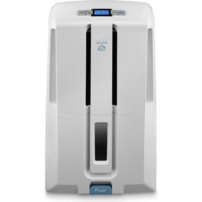 DELONGHI - DD230P - Deshumidificador de aire - 30L/24h - Gas R290 - Depósito 7L - Blanco