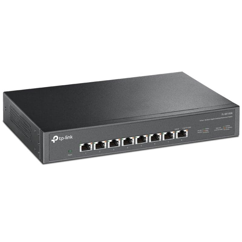 TP-Link TL-SX1008 Switch 8 Puertos 10G 100/1000/10000 Mbps Negro