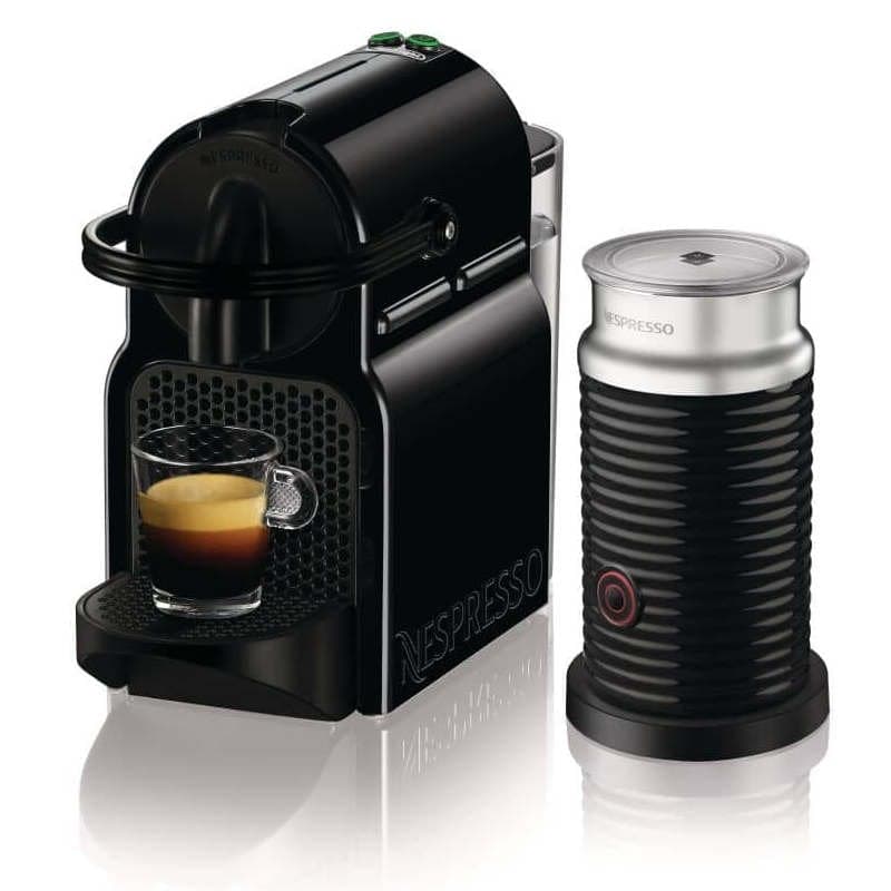 DeLonghi Inissia EN80.BAE Cafetera Nespresso con Aeroccino Negro