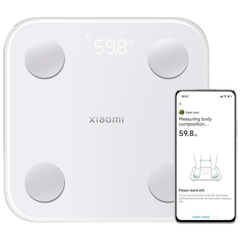 Xiaomi Body Composition Scale S400 Báscula de Baño Personal Electrónica Blanca