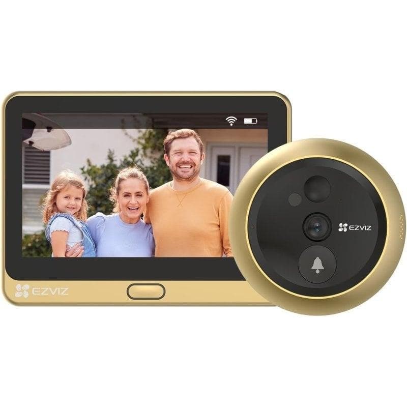 EZVIZ DP2C Mirilla digital WiFi FullHD Dorado