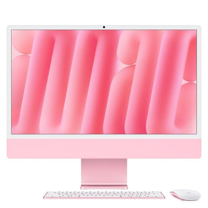 Apple iMac 24 Apple M4 10 Núcleos/16GB/256GB SSD/GPU 10 Núcleos/24" Retina 4.5K Rosa