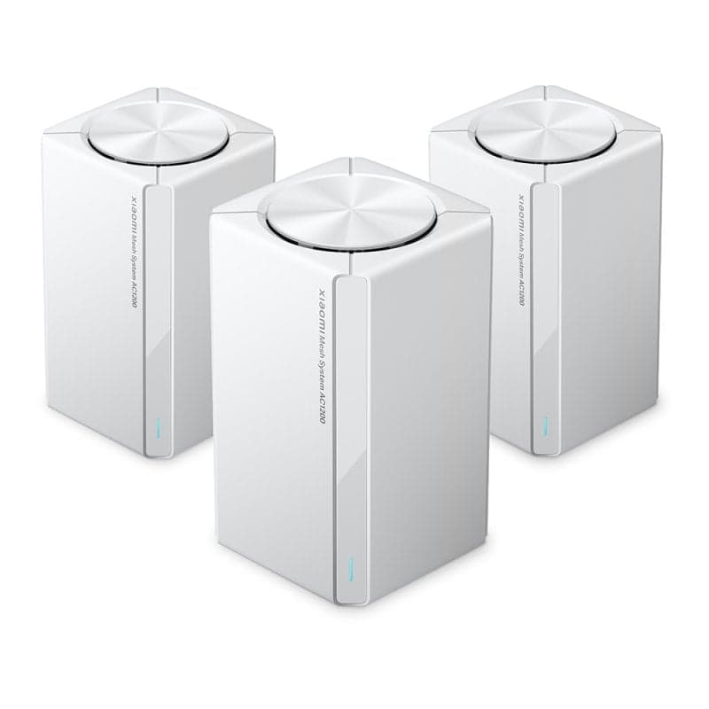 Xiaomi Mesh System AC1200 Sistema WiFi Mesh Dual Band Blanco Pack 3 Unidades