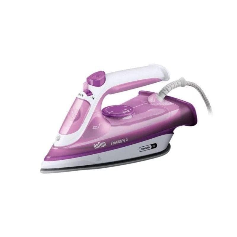 Plancha Braun FreeStyle 3 FI3124 2400W SuperCeramic 170g/min Púrpura