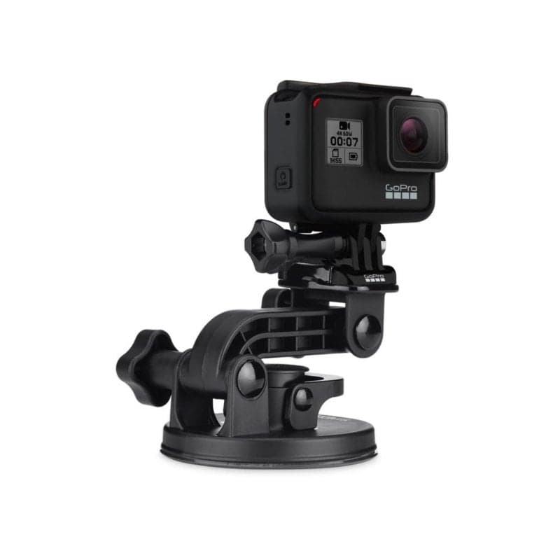 Soporte de ventosa para cámaras GoPro, montaje universal, plástico, 204 g, negro