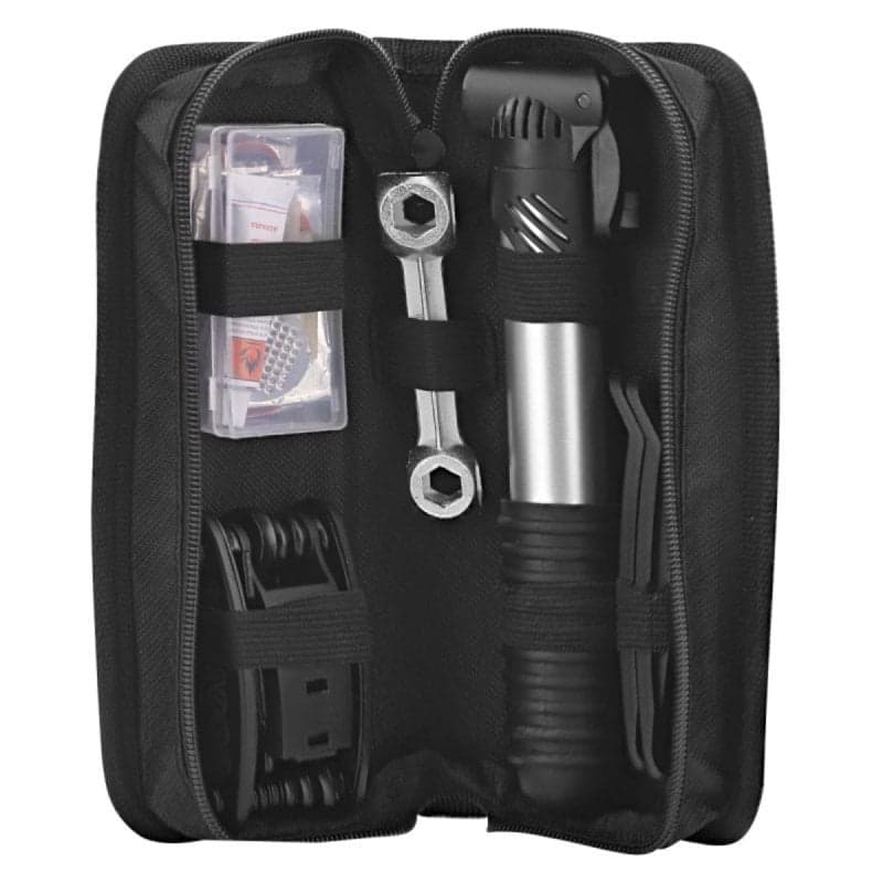 Kit de mantenimiento T'nB para bicicleta y patinete desmontadores bomba kit pinchazos negro