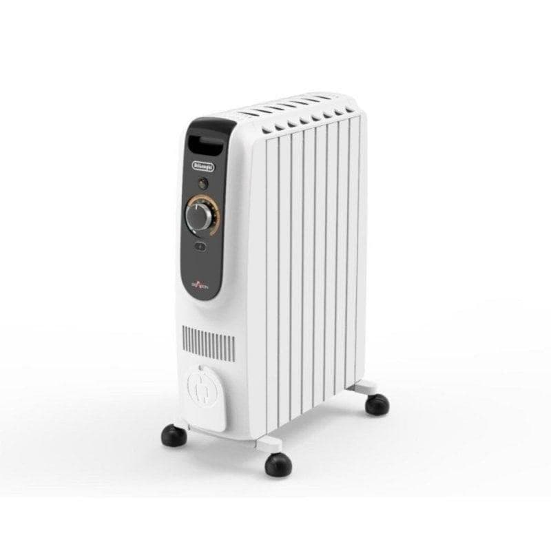 Radiador Eléctrico De'Longhi 1100W compacto control giratorio 8 elementos Comfortemp anticaida
