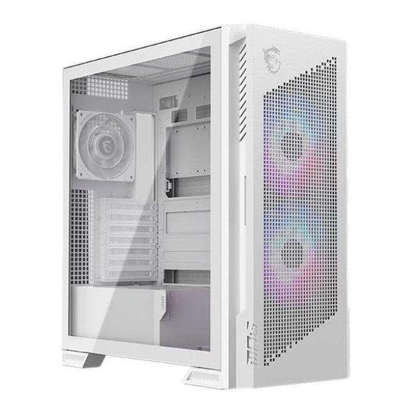 Caja de ordenador MSI MPG Velox 300R Airflow Blanca ATX gaming ventana lateral