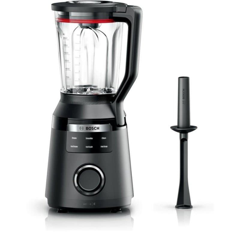 Batidora Bosch Serie 6 MMB6652B 2 L 1800 W negra 6 velocidades