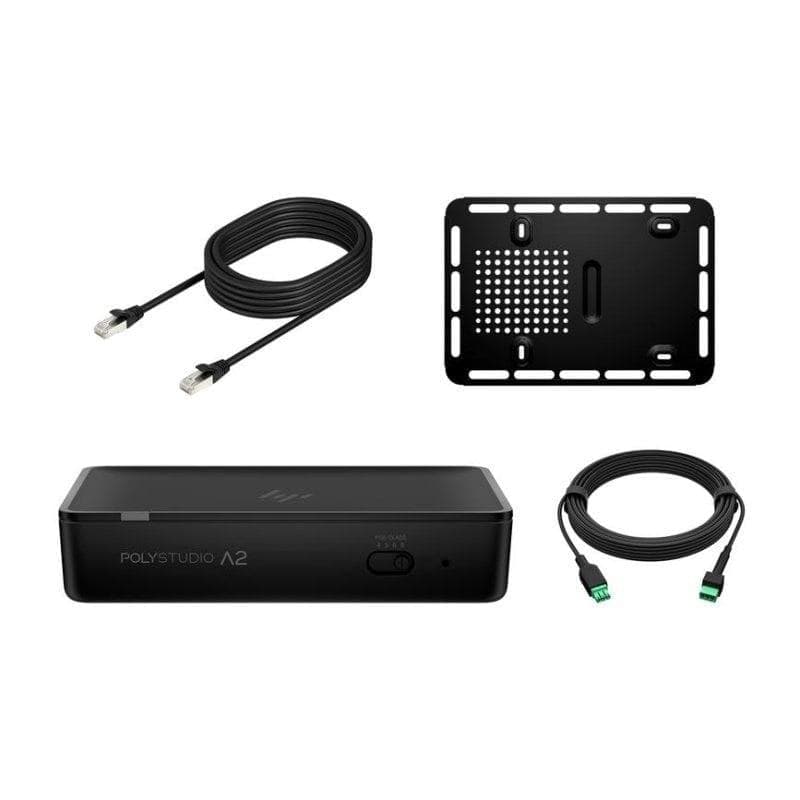 Accesorio Poly Studio A2 Puente de audio Ethernet Plug and Play negro